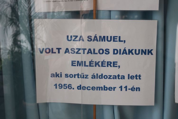 Uza Sámuelre emlékeztünk