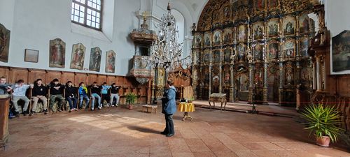 „Templomtúrán” a 9/A és a 12/A osztály