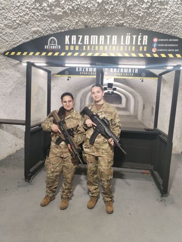 Lövészet foglalkozáson vettek részt technikus kadét tanulóink a Kazamata Lőtéren